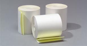 44 mm (1.75 in.) x 95 ft. White /Canary  rolls ...